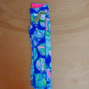 Lilly Pulitzer small yoga pants neon capri